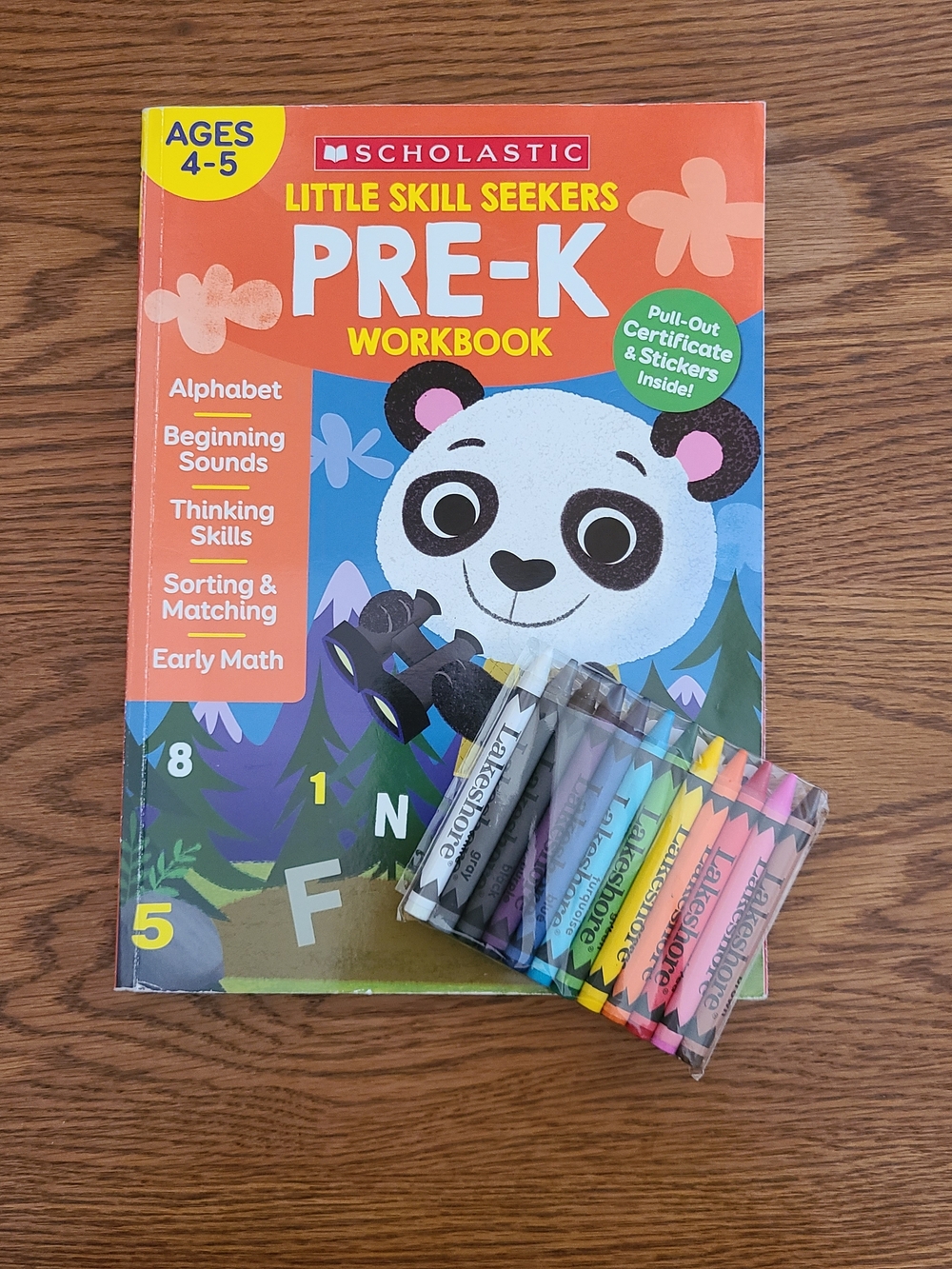 Scholastic Little Skill Seekers PRE-K Workbook - Orange Cover